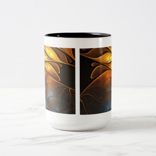 Glas und Gold Zweifarbige Tasse (Mittel)