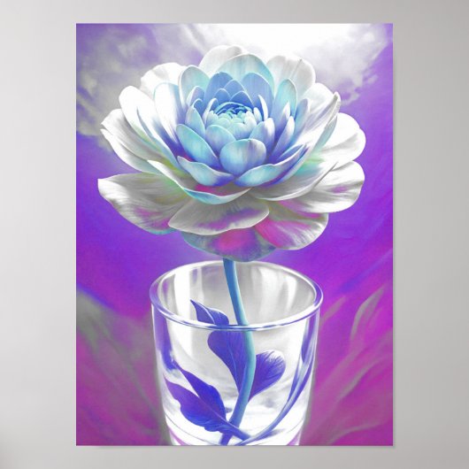 "Glas und Grün" Poster (Vorne)