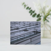 Glas und Stahl 2 Postkarte (Stehend Vorderseite)