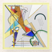 Glas-UNTERSETZER - Abstrakt von Wassily Kandinsky Glasuntersetzer (Vorderseite)