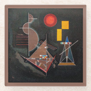 Glas UNTERSETZER - Abstrakt - Wassily Kandinsky
