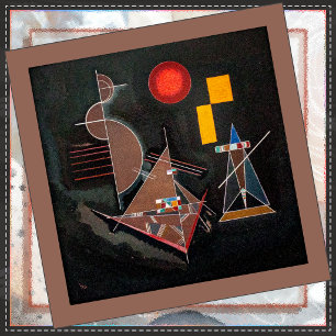 Glas UNTERSETZER - Abstrakt - Wassily Kandinsky