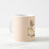 Glas Vanille Kaffeetasse (Vorderseite Links)
