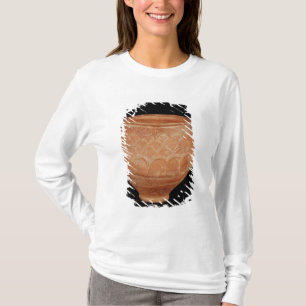 Glas verziert mit der Überschneidung der T-Shirt