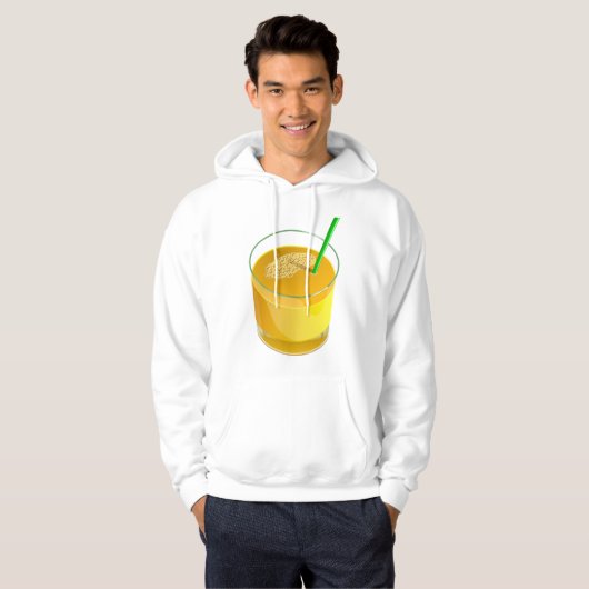 Glas von Juice Mens Hoodie (Vorne ganz)