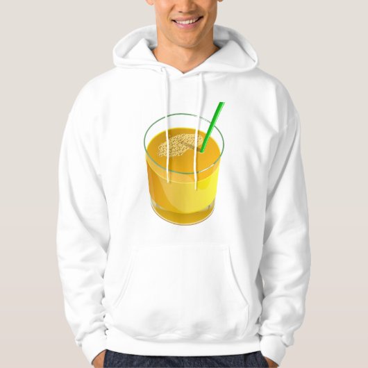 Glas von Juice Mens Hoodie (Vorderseite)