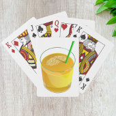Glas von Juice Playing Cards Spielkarten