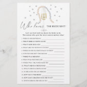 Glas von Prosecco - Wer kennt das beste Spiel der  (Vorderseite)