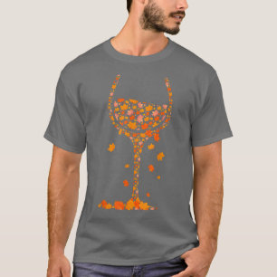 Glas von Weinahorn Herbst Herbst Sonnenschein W T-Shirt