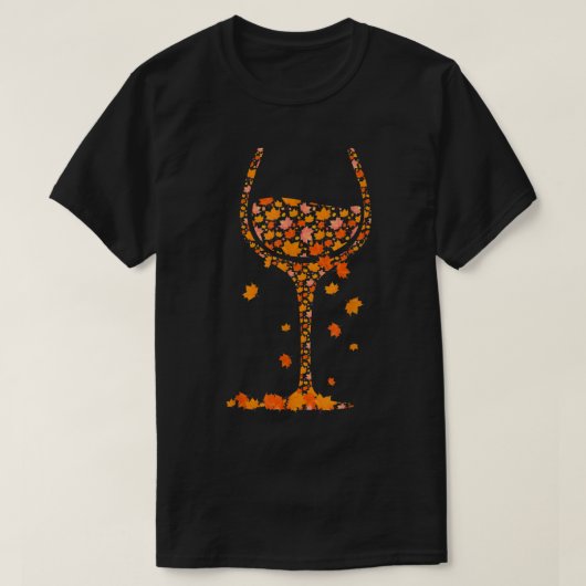 Glas von Weinahorn Herbst Herbst Sonnenschein W T-Shirt (Design vorne)