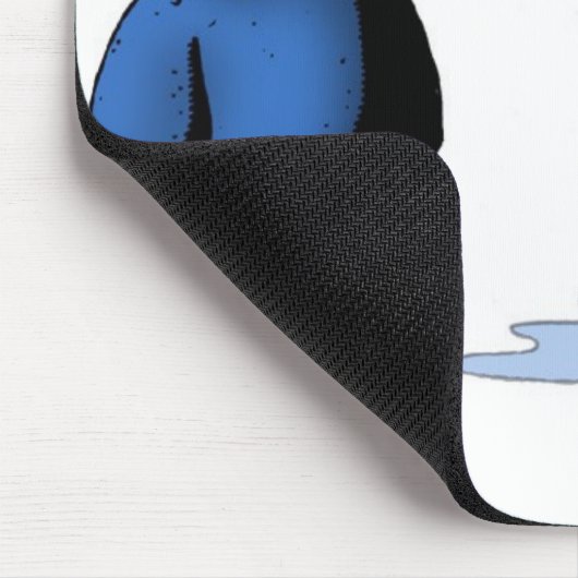 Glas weg von der Wasser-Mausunterlage Mousepad (Ecke)