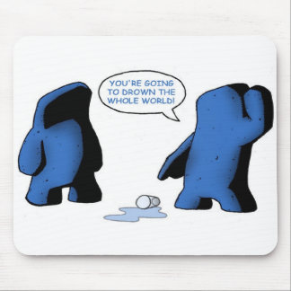 Glas weg von der Wasser-Mausunterlage Mousepad