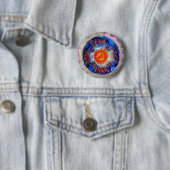 Glas-Weihnachtskugel-Kosmos-Geschenk-Dekoration Button (Beispiel)
