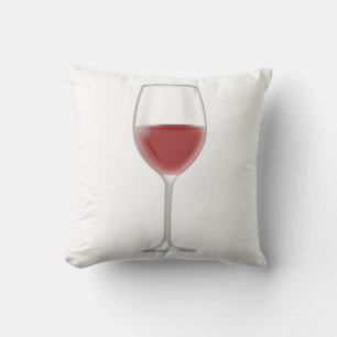 Glas Wein Kissen