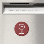 Glas Wein Magnet (In Situ (Geschirrspüler))