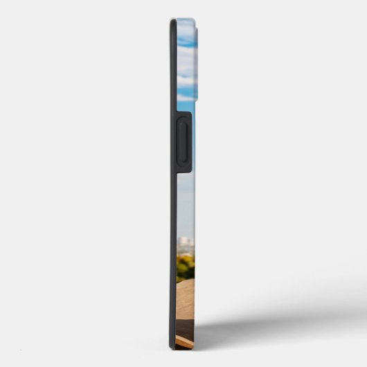 Glas Wein mit Brikenkäse auf dem Eiffelturm Case-Mate iPhone Hülle (Rückseite / Rechts)