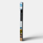 Glas Wein mit Brikenkäse auf dem Eiffelturm Case-Mate iPhone Hülle (Rückseite / Links)