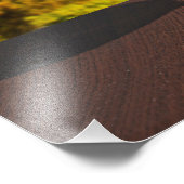 Glas Wein mit Brikenkäse auf dem Eiffelturm Fotodruck (Ecke)