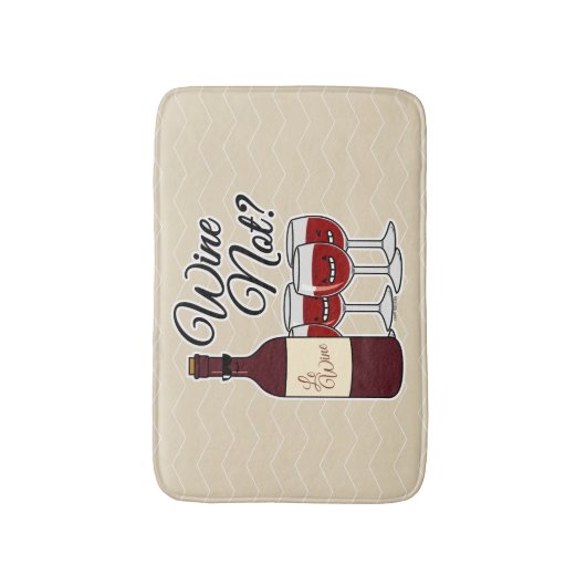 Glas Wein, nicht Trauben Alkohol rote Rose Pinot Badematte (Vorderseite Vertikal)