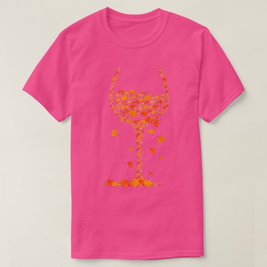 Glas Weinahle Blätter Herbst Sonnenschein W T-Shirt (Design vorne)