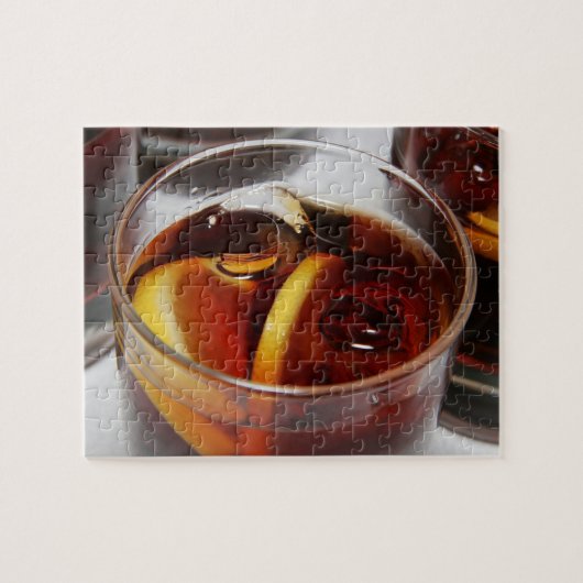 Glas Whiskey-Cocktail Puzzle (Horizontal)