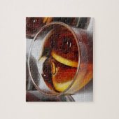 Glas Whiskey-Cocktail Puzzle (Vertikal)