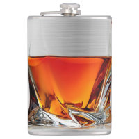 Glas Whiskey-Kolben