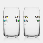 Glas zum Blasen von Blasen (Links)