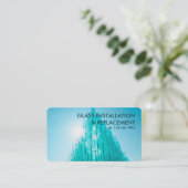 Glasarbeiten Visitenkarte (Stehend Vorderseite)