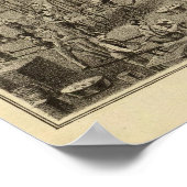 Glasarbeiten von JH Hobbs und Brockunier Poster (Ecke)