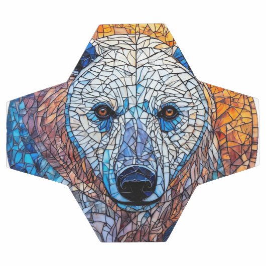 Glasarmatur für den majestätischen Eisbär Fußball (Flach)