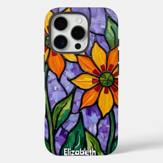 Glasarmaturen mit Blumengestecke Case-Mate iPhone Hülle (Rückseite)