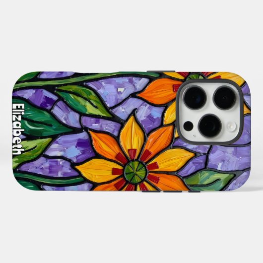 Glasarmaturen mit Blumengestecke Case-Mate iPhone Hülle (Rückseite (Horizontal))