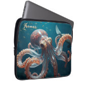 Glasartige Oktopus im tiefen Meer Laptopschutzhülle (Vorne Rechts)