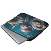 Glasartige Oktopus im tiefen Meer Laptopschutzhülle (Vorne Knopf)