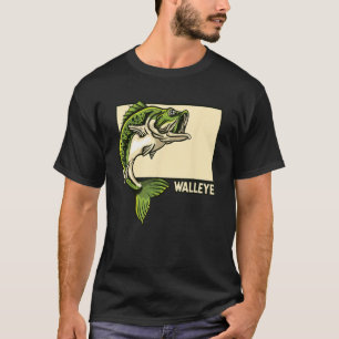 Glasaugen-Doodle Chinesische Hanzi-Köder Zander Gl T-Shirt