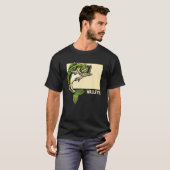 Glasaugen-Doodle Chinesische Hanzi-Köder Zander Gl T-Shirt (Vorne ganz)