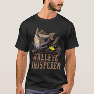 Glasaugenbarsch-Flüsterer-Anglergeschenk T-Shirt