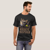 Glasaugenbarsch-Flüsterer-Anglergeschenk T-Shirt (Vorne ganz)