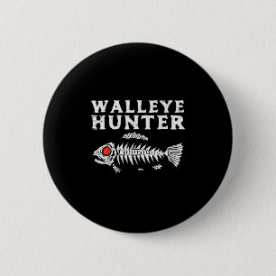 Glasaugenbarsch Jäger Angeln Fischliebhaber Fische Button