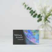 Glasball Visitenkarte (Stehend Vorderseite)