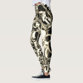 Glasbälle oder Metallbälle? Gold und Schwarz Leggings (Links)