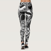 Glasbälle oder metallische dunkelste? leggings (Rückseite)