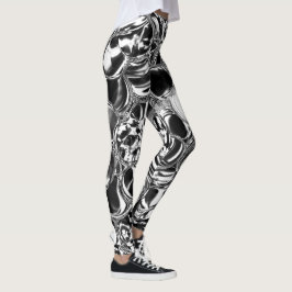 Glasbälle oder metallische dunkelste? leggings