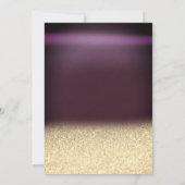 Glasballons für Wein, Burgund Champagner-Rente Einladung (Rückseite)