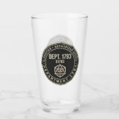 Glasbecher Department 1793 Glas (Vorderseite)