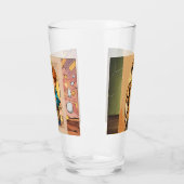 Glasbecher Glas (Links)