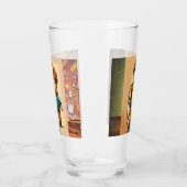 Glasbecher Glas (Links)