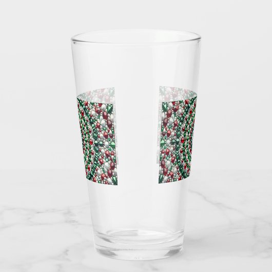 Glasbecher mit italienischen Farben Glas (Rechts)