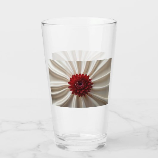 Glasbecher mit japanischen Farben Glas (Rückseite)